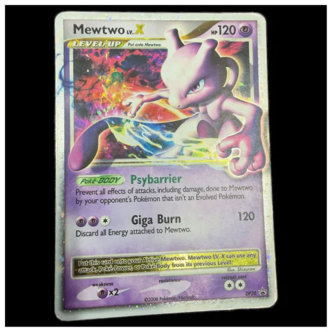 Pokemon Mewtwo LV.X — DP Black Star Promo DP28 — Pokémon-Karten