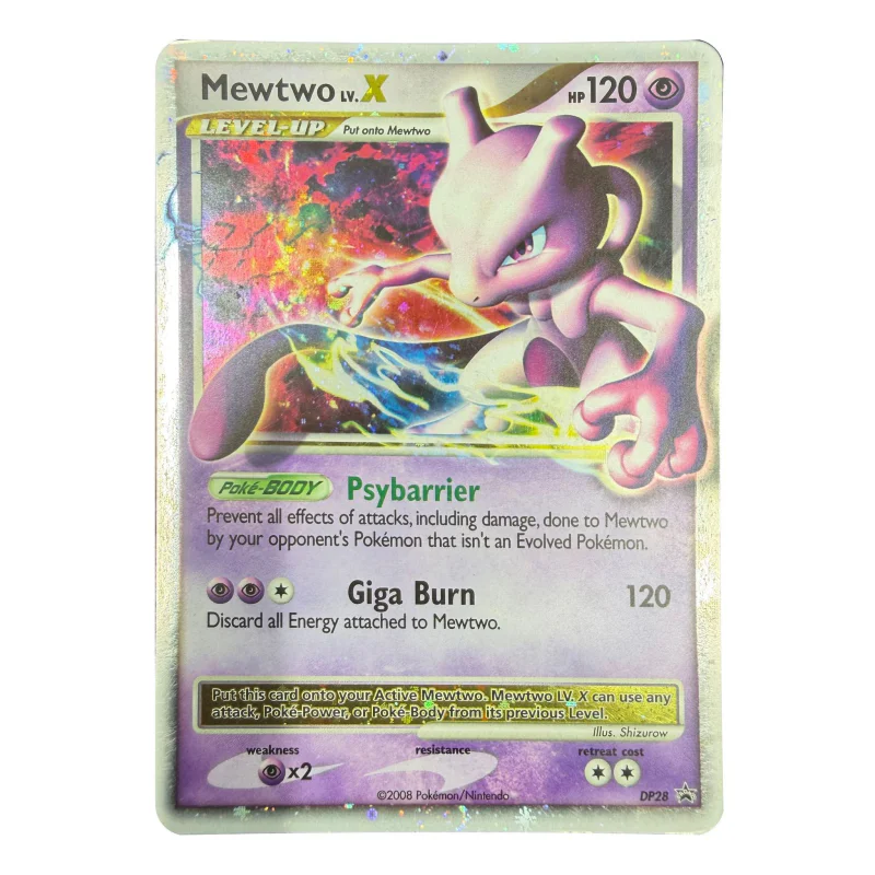 Pokemon Mewtwo LV.X — DP Black Star Promo DP28 (Pokemon Kaarten) Losse kaart — origineel kopen bij Gameshop Enter