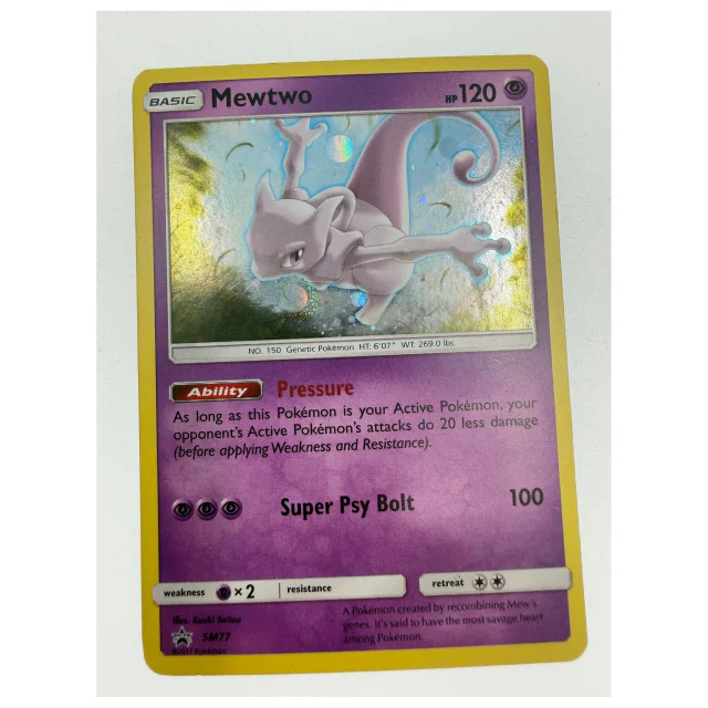 Pokemon Mewtwo — SM Black Star Promo SM77 — Pokemon Kaarten