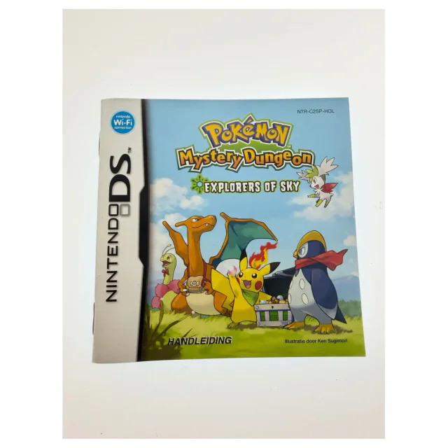 Pokemon Mystery Dungeon: Explorers of Sky — original manual — Nintendo DS