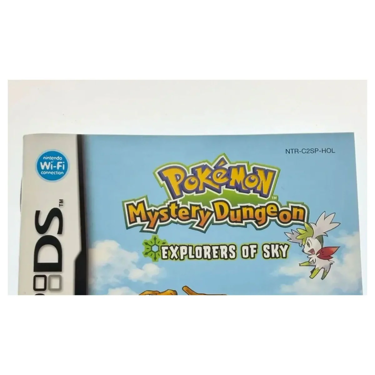 Pokemon Mystery Dungeon: Explorers of Sky — originele handleiding Nintendo DS Detail — Met handleiding