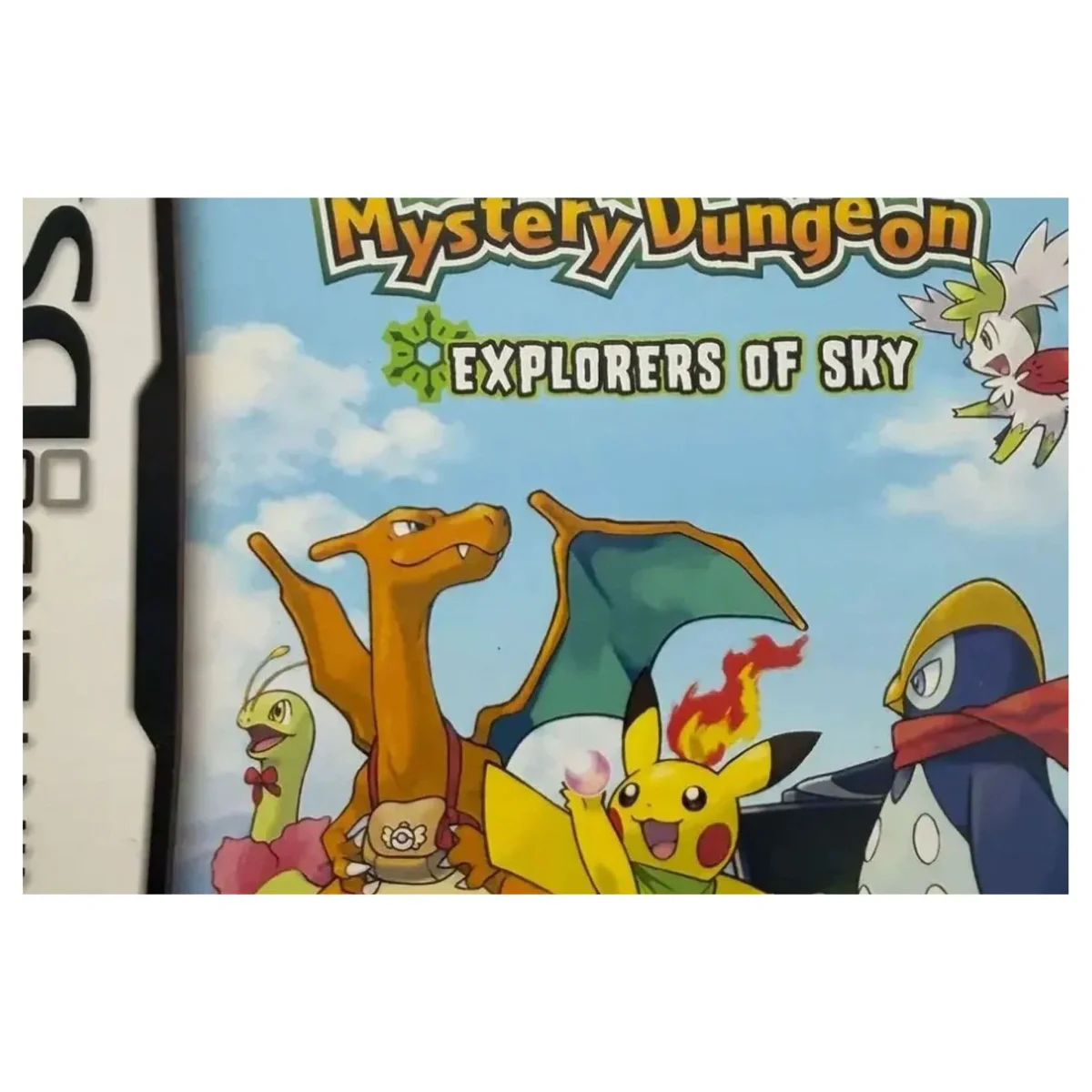 Pokemon Mystery Dungeon: Explorers of Sky — originele handleiding Nintendo DS Label — Met handleiding