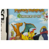 Pokemon Mystery Dungeon: Explorers of Sky — originele handleiding Nintendo DS Label — Met handleiding