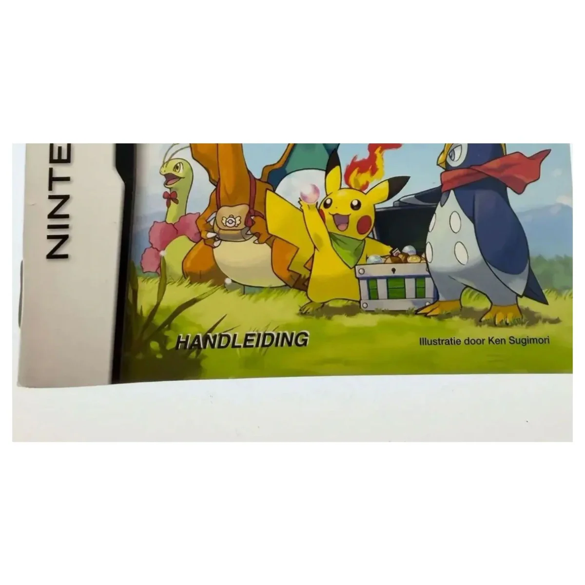 Pokemon Mystery Dungeon: Explorers of Sky — originele handleiding Nintendo DS Binnenkant — Met handleiding