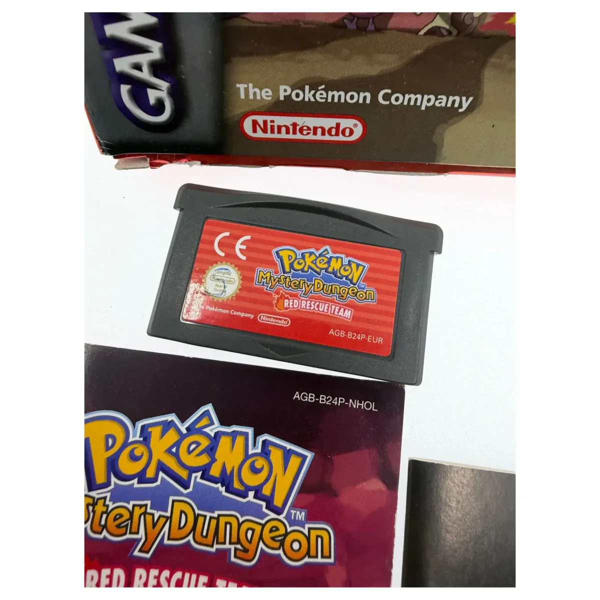 Pokemon Mystery Dungeon: Red Rescue Team Game Boy Advance Label — Game in doos