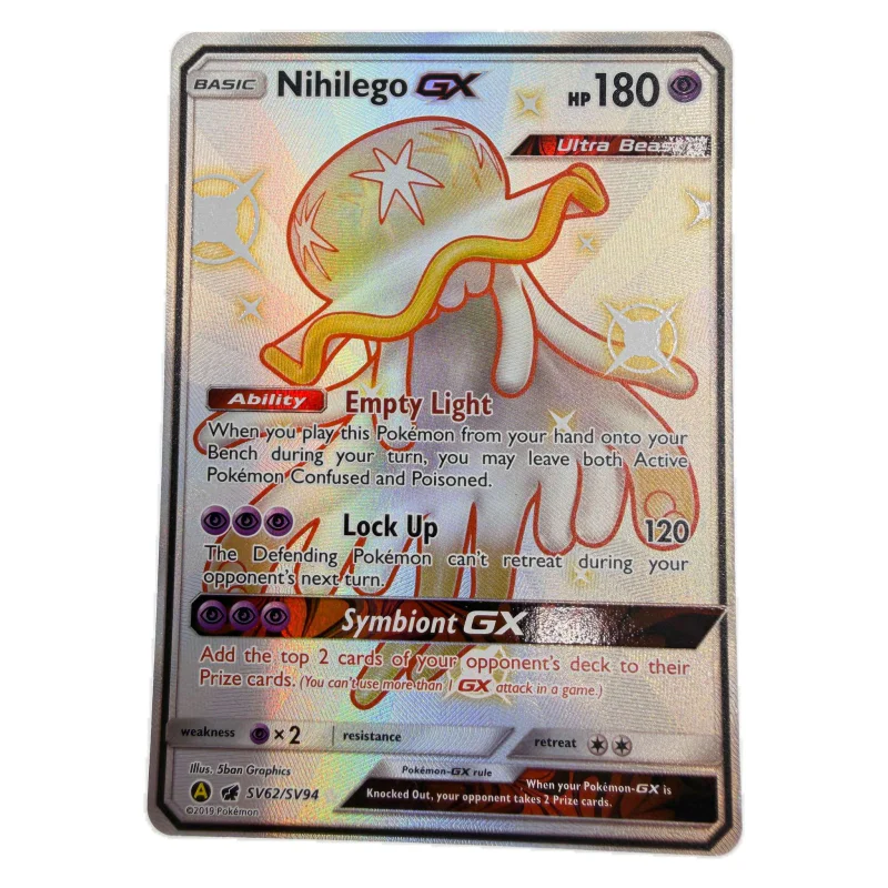 Pokemon Nihilego GX — Hidden Fates Shiny Vault SV62/SV94 (Pokemon Kaarten) Losse kaart — origineel kopen bij Gameshop Enter
