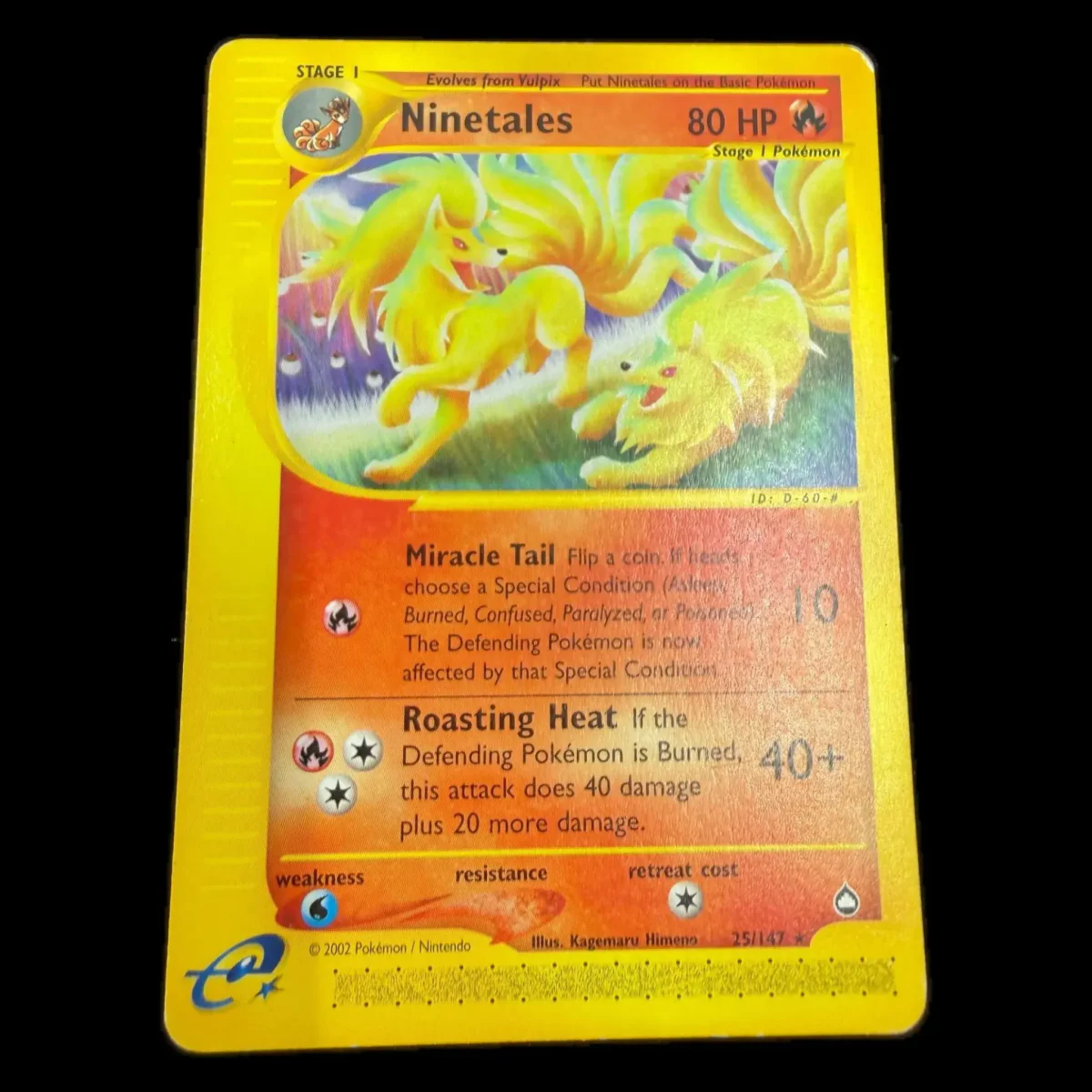 Pokemon Ninetales — Aquapolis 25/147 (Pokemon Kaarten) — Einzelkarte