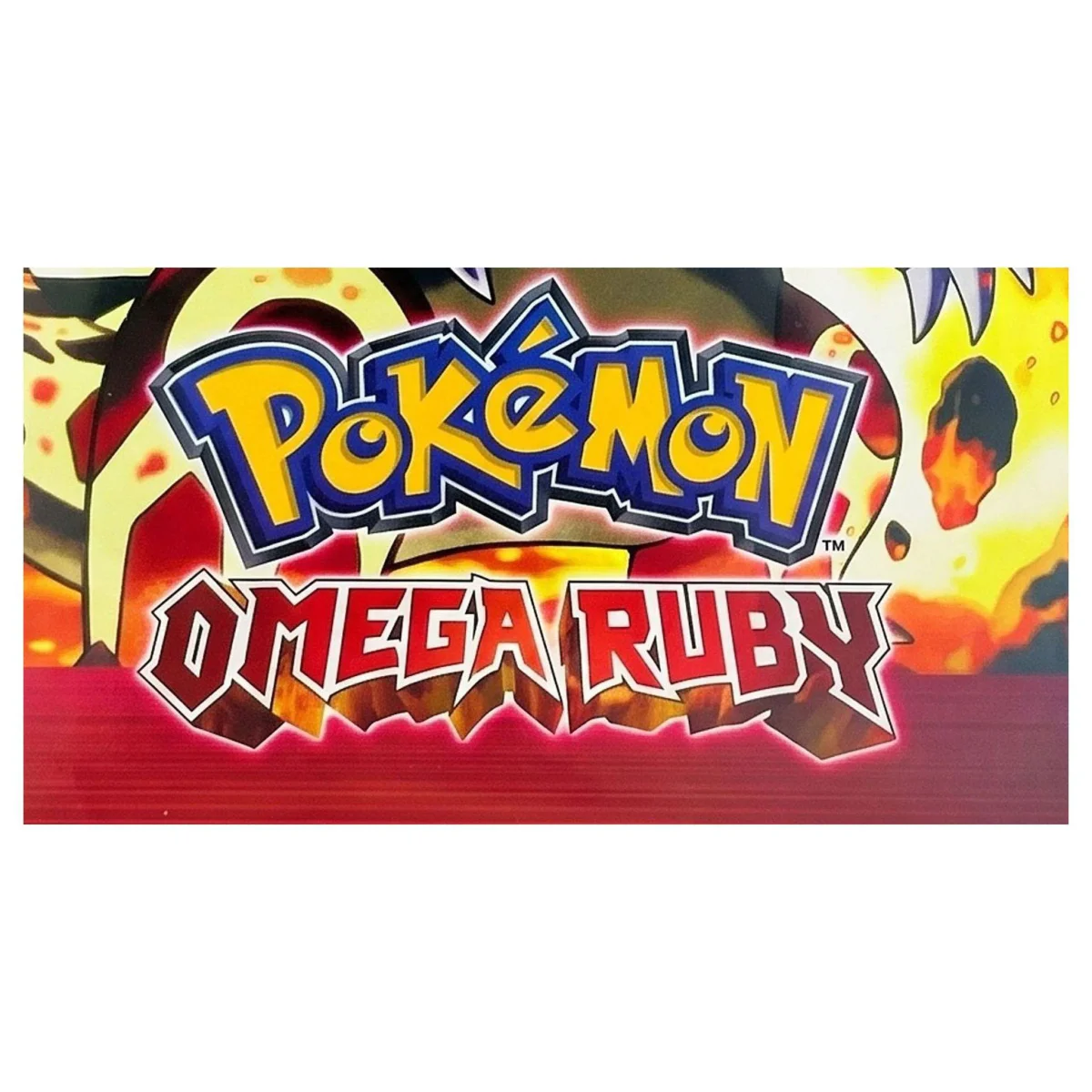 Pokemon Omega Ruby Nintendo 3DS Binnenkant — Game in doos