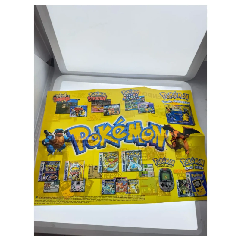 Pokemon — originele promo-poster (GB/GBC/N64) — Game Boy / Color