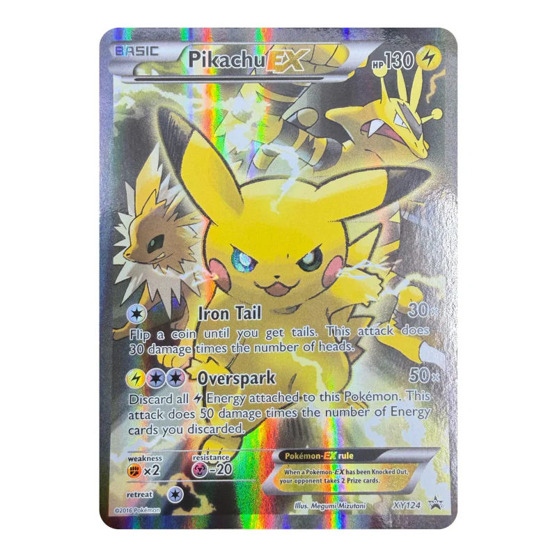 Pokemon Pikachu EX Full Art — XY Black Star Promo XY124 (Pokemon Kaarten) Losse kaart — origineel kopen bij Gameshop Enter