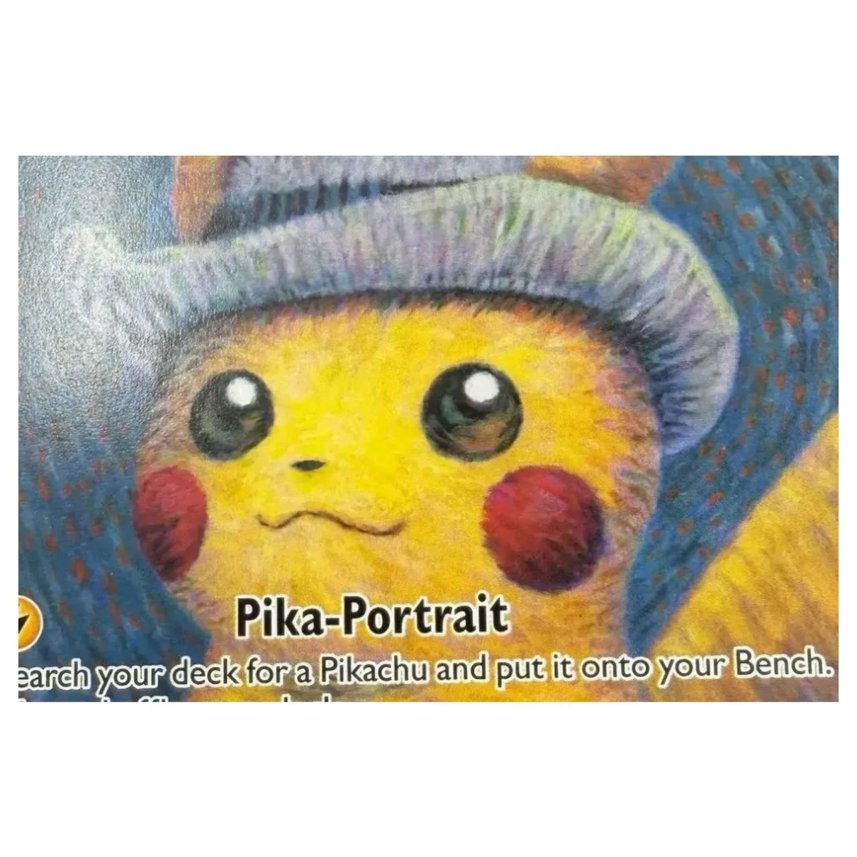 Pokemon Pikachu with Grey Felt Hat — Van Gogh (SVP 085) (Pokemon Kaarten) — photo détaillée 3