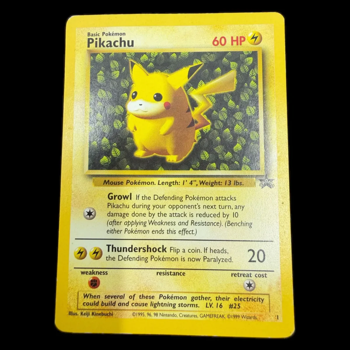 Pokemon Pikachu — Wizards Black Star Promo 1 (Pokemon Kaarten) — Einzelkarte