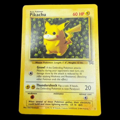 Pokemon Pikachu — Wizards Black Star Promo 1 — Pokémon-Karten