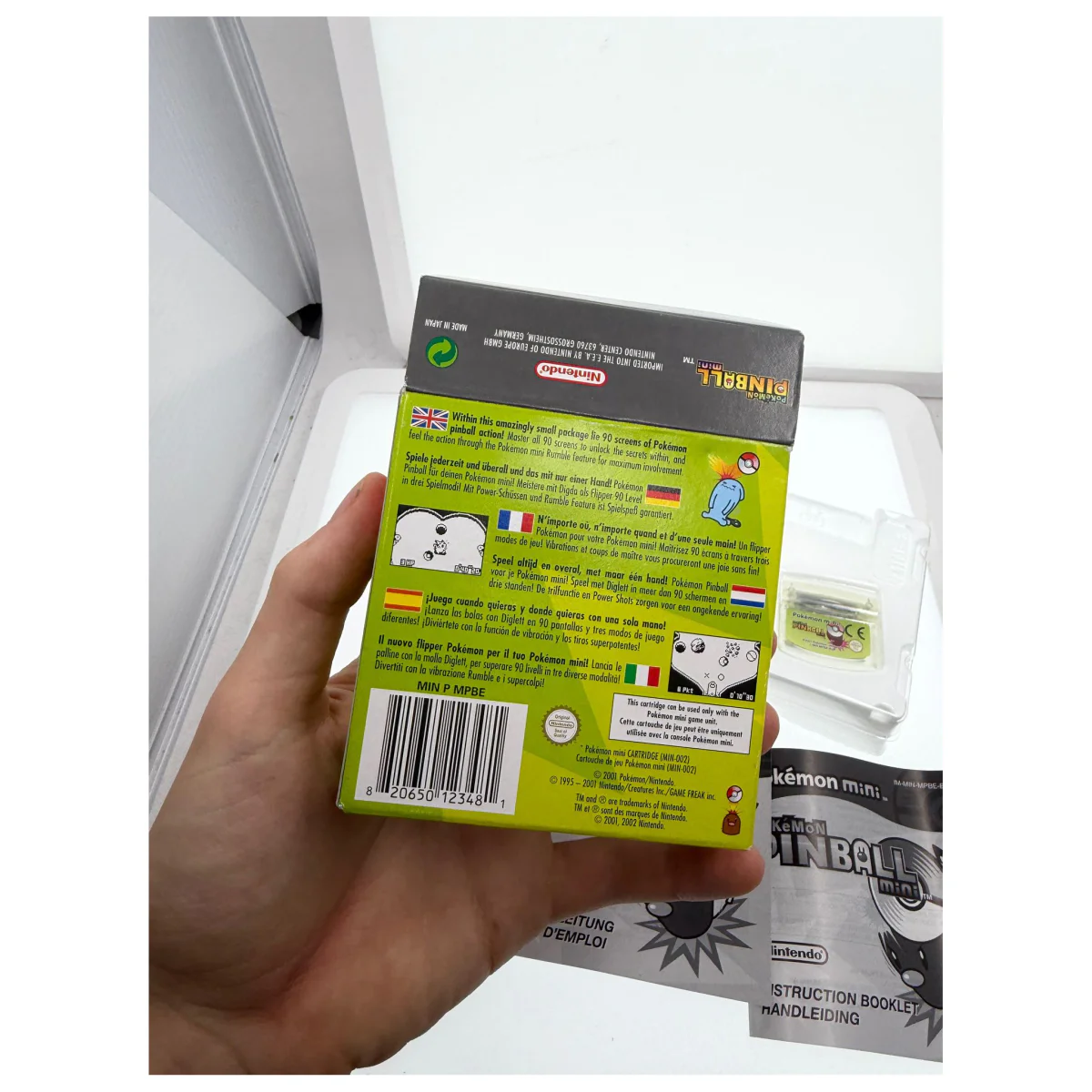 Pokemon Pinball mini (Pokemon Mini) (Game Boy / Color) — задна страна