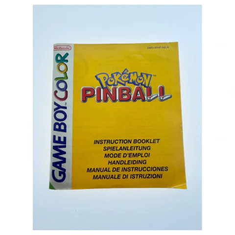 Pokemon Pinball — originele handleiding (Game Boy / Color) — Alleen handleiding, Goed staat — origineel tweedehands kopen bij Gameshop Enter