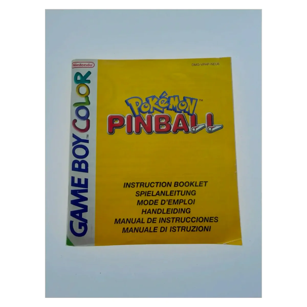 Pokemon Pinball — oryginalna instrukcja (Game Boy / Color) — Z instrukcją