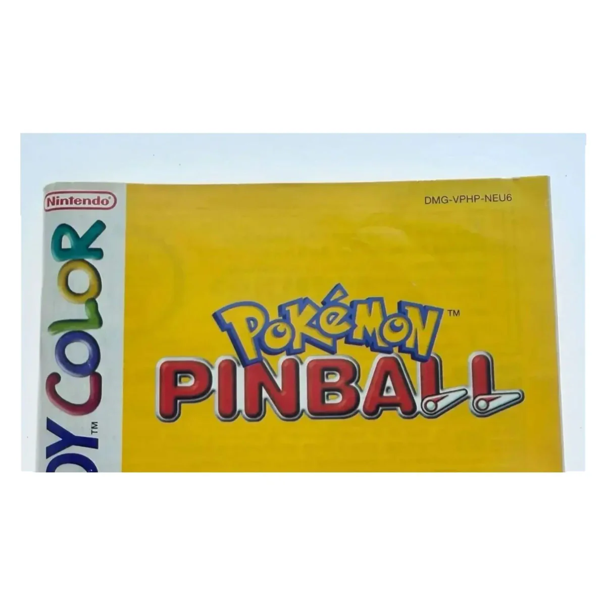 Pokemon Pinball — oryginalna instrukcja (Game Boy / Color) — zdjęcie szczegółowe 1