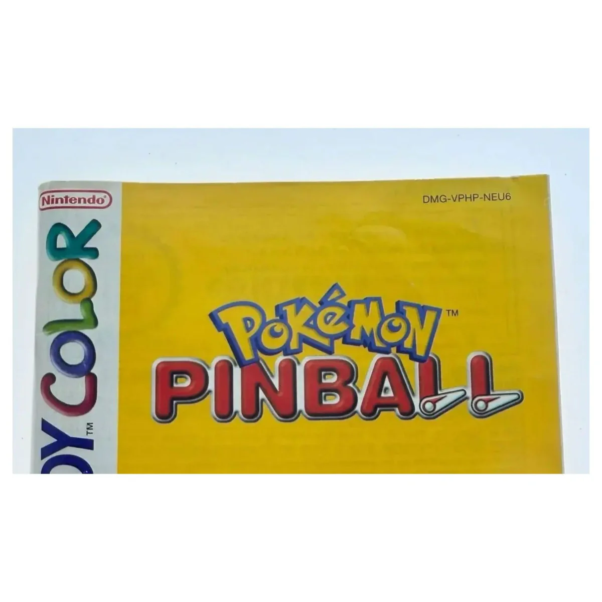 Pokemon Pinball — Original-Anleitung (Game Boy / Color) — Detailfoto 1