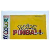 Pokemon Pinball — originele handleiding Game Boy / Color Detail — Met handleiding
