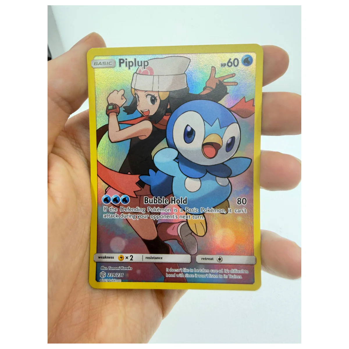 Pokemon Piplup — Cosmic Eclipse 239/236 (Pokemon Kaarten) — Pojedyncza karta