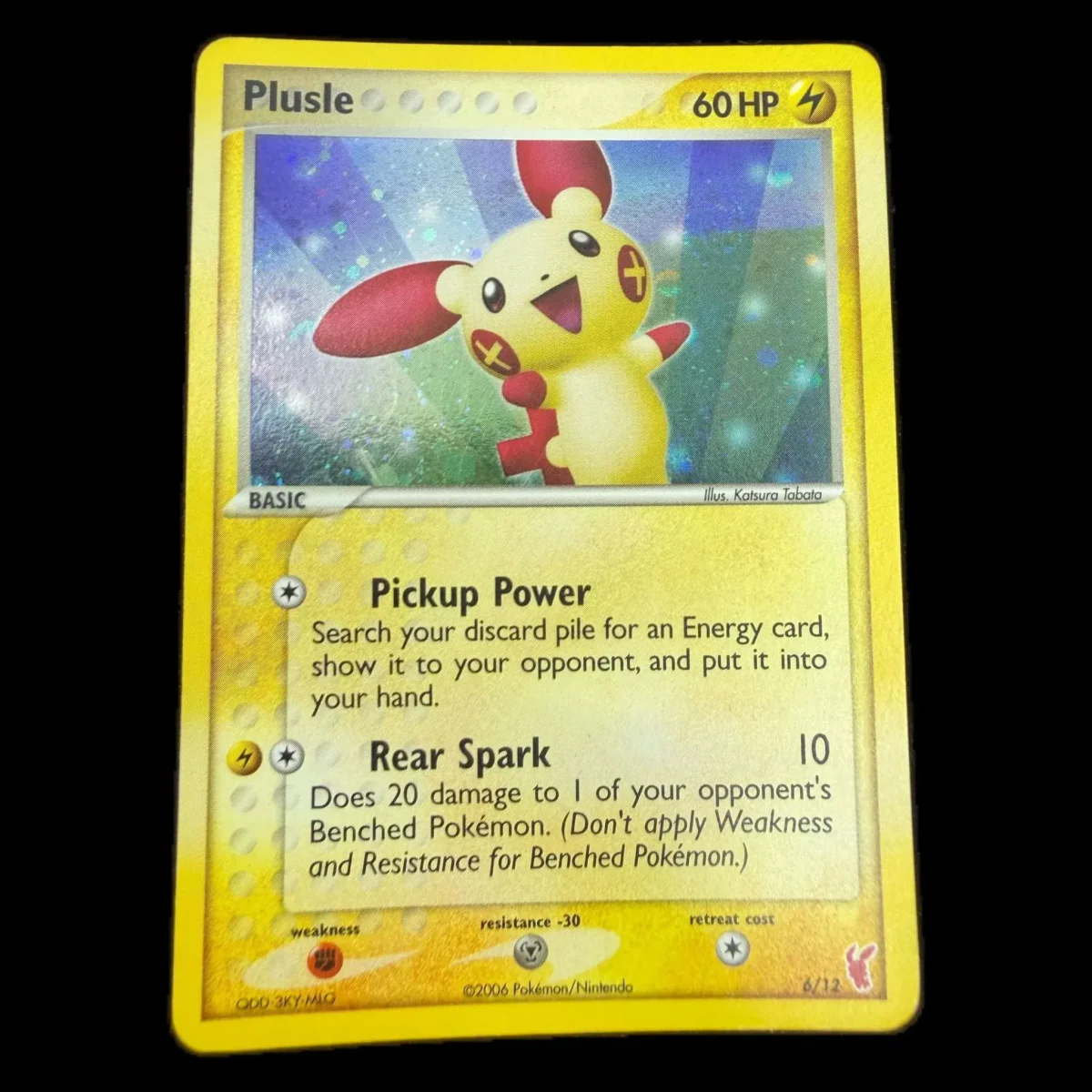 Pokemon Plusle Holo — EX Trainer Kit 2 6/12 (Pokemon Kaarten) — Enkelt kort