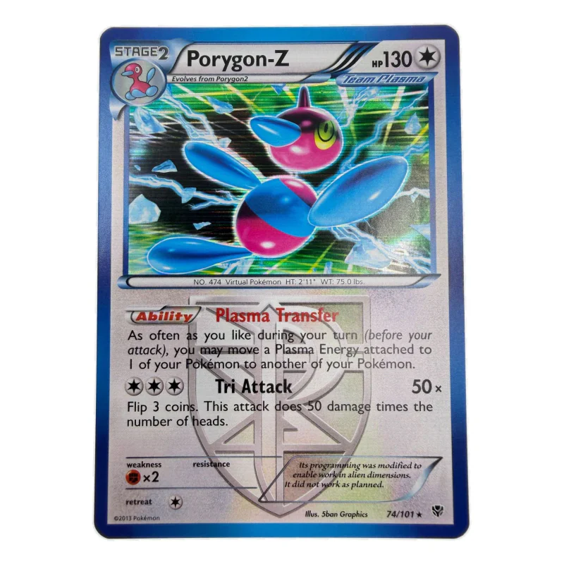 Pokemon Porygon-Z Holo (Team Plasma) — Plasma Blast 74/101 (Pokemon Kaarten) Losse kaart — origineel kopen bij Gameshop Enter