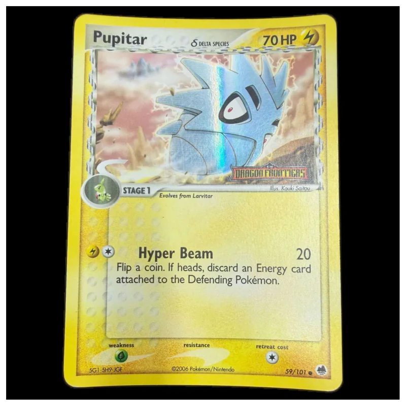 Pokemon Pupitar Delta Species Reverse Holo (Stamped) — EX Dragon Frontiers 59/101 (Pokemon Kaarten) Losse kaart — origineel kopen bij Gameshop Enter