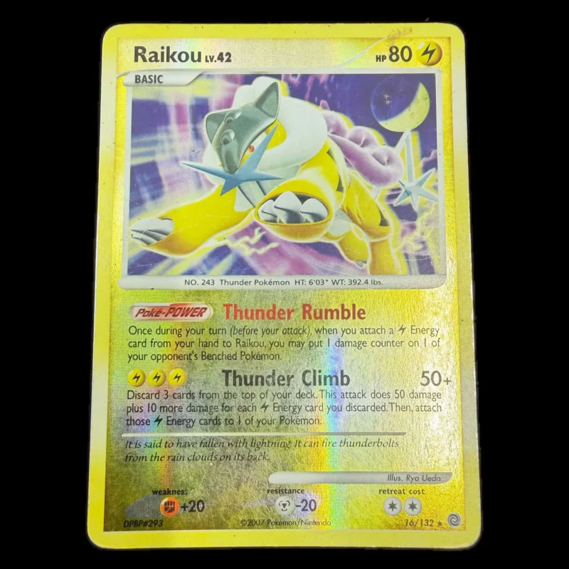 Pokemon Raikou Reverse Holo — Secret Wonders 16/132 (Pokemon Kaarten) Losse kaart — origineel kopen bij Gameshop Enter