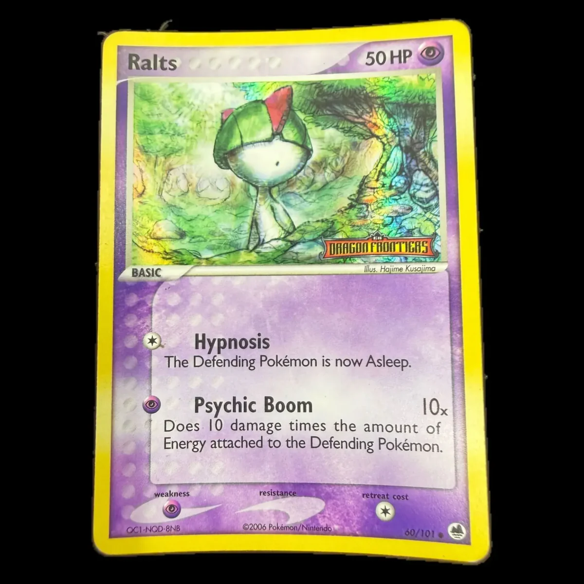 Pokemon Ralts Reverse Holo (Stamped) — EX Dragon Frontiers 60/101 (Pokemon Kaarten) — Jednotlivá karta