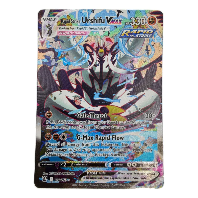 Pokemon Rapid Strike Urshifu VMAX Alternate Art — Battle Styles 170/163 (Pokemon Kaarten) Losse kaart — origineel kopen bij Gameshop Enter
