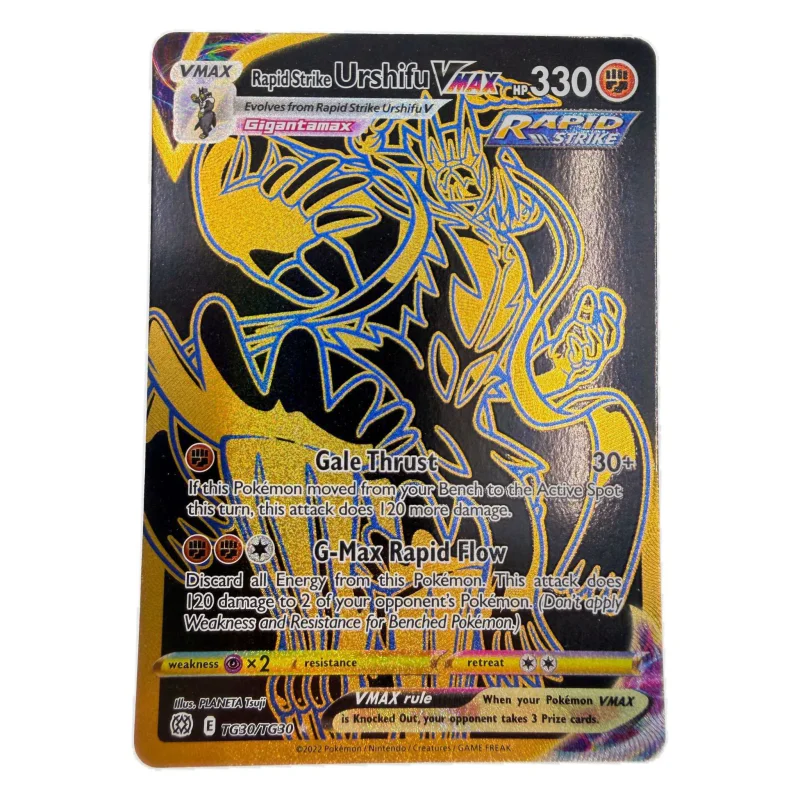 Pokemon Rapid Strike Urshifu VMAX Gold — Brilliant Stars Trainer Gallery TG30/TG30 (Pokemon Kaarten) Losse kaart — origineel kopen bij Gameshop Enter