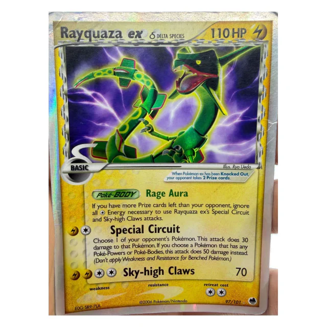 Pokemon Rayquaza ex δ Delta Species — EX Dragon Frontiers 97/101 — Pokemon Kaarten