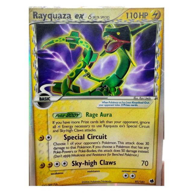 Pokemon Rayquaza ex δ Delta Species — EX Dragon Frontiers 97/101 — Pokemon Kaarten