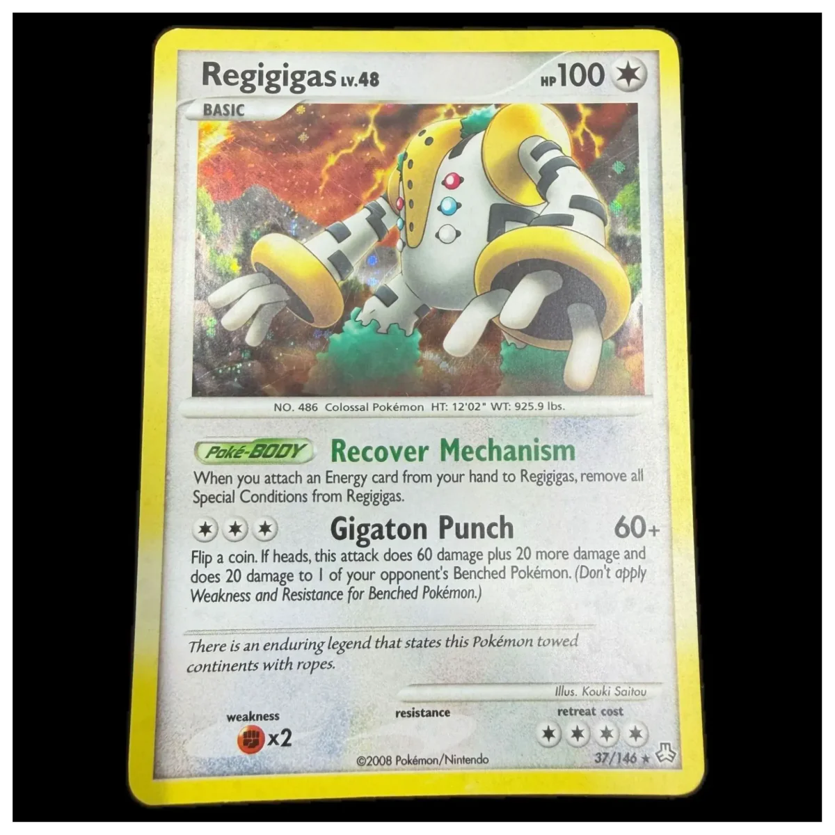 Pokemon Regigigas Holo — Legends Awakened 37/146 (Pokemon Kaarten) — Carta suelta
