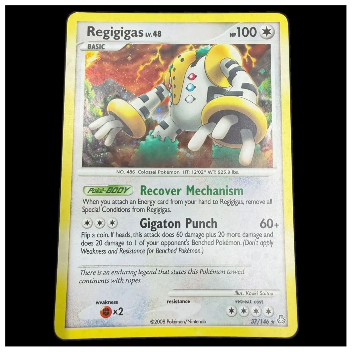 Pokemon Regigigas Holo — Legends Awakened 37/146 (Pokemon Kaarten) — foto de detalle 1