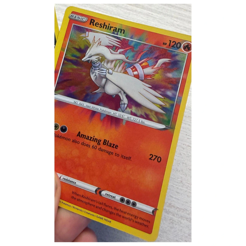 Pokemon Reshiram Amazing Rare (017/072, Shining Fates) — Pokemon Kaarten