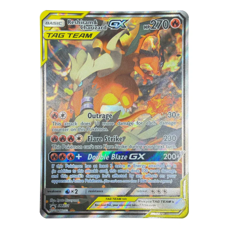 Pokemon Reshiram & Charizard GX — SM Black Star Promo SM201 (Pokemon Kaarten) Losse kaart — origineel kopen bij Gameshop Enter