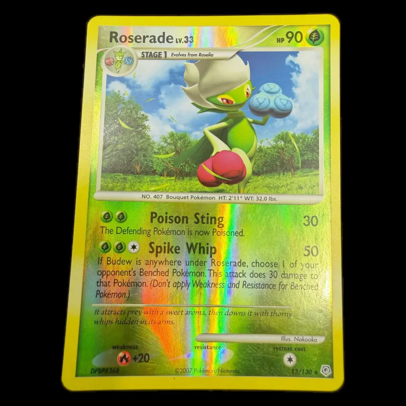 Pokemon Roserade Reverse Holo — Diamond & Pearl 13/130 (Pokemon Kaarten) Losse kaart — origineel kopen bij Gameshop Enter