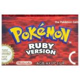 Pokemon Ruby Game Boy Advance Label — Losse cartridge