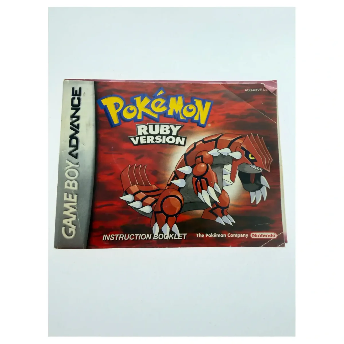 Pokemon Ruby — originele handleiding Game Boy Advance Voorkant — Met handleiding