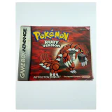 Pokemon Ruby — originele handleiding Game Boy Advance Voorkant — Met handleiding