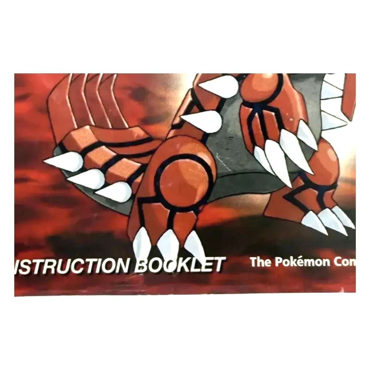 Pokemon Ruby — manual original (Game Boy Advance) — fotografia de pormenor 2
