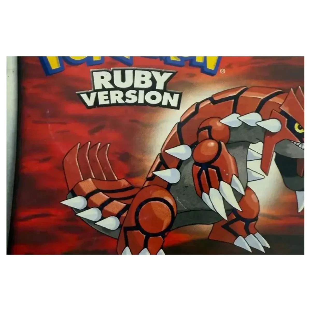 Pokemon Ruby — notice d’origine (Game Boy Advance) — photo détaillée 2