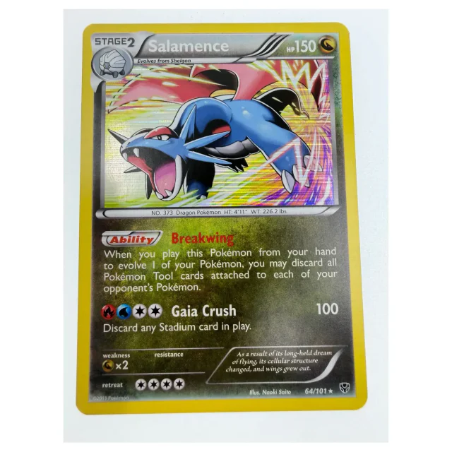 Pokemon Salamence Holo — Plasma Blast 64/101 — Pokemon Kaarten