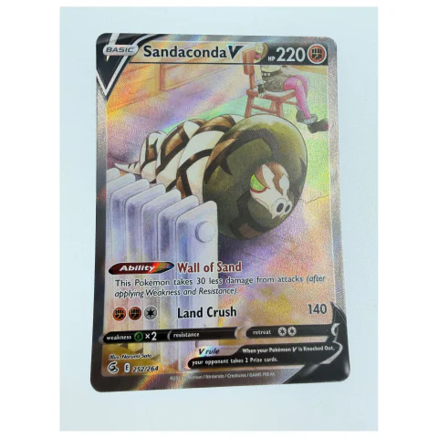 Pokemon Sandaconda V — Fusion Strike 252/264 (Pokemon Kaarten) — Losse kaart — origineel tweedehands kopen bij Gameshop Enter