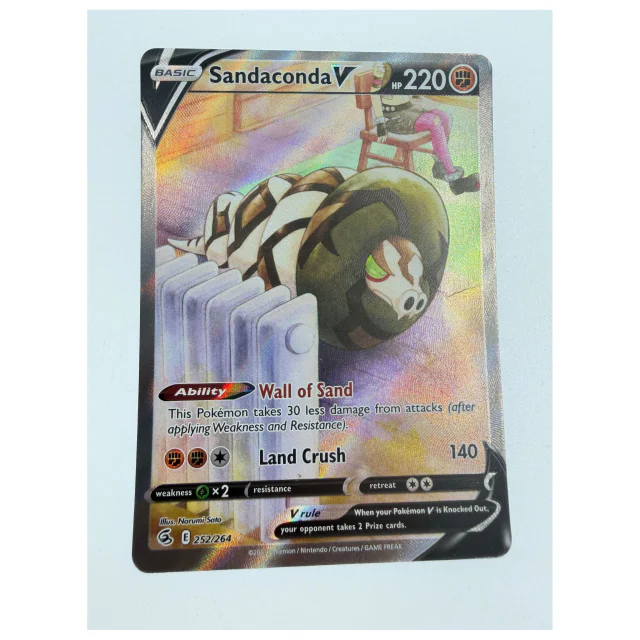 Pokemon Sandaconda V — Fusion Strike 252/264 — Pokemon Kaarten