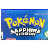 Pokemon Sapphire Game Boy Advance Label — Losse cartridge