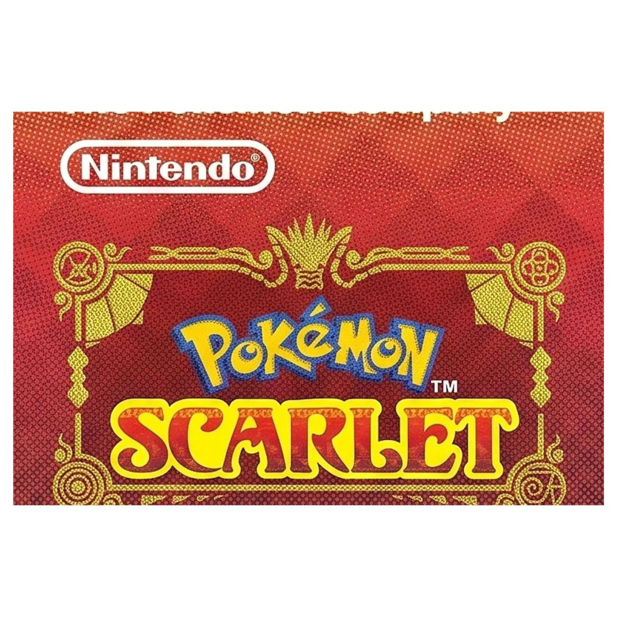 Pokemon Scarlet Nintendo Switch Label — Losse cartridge