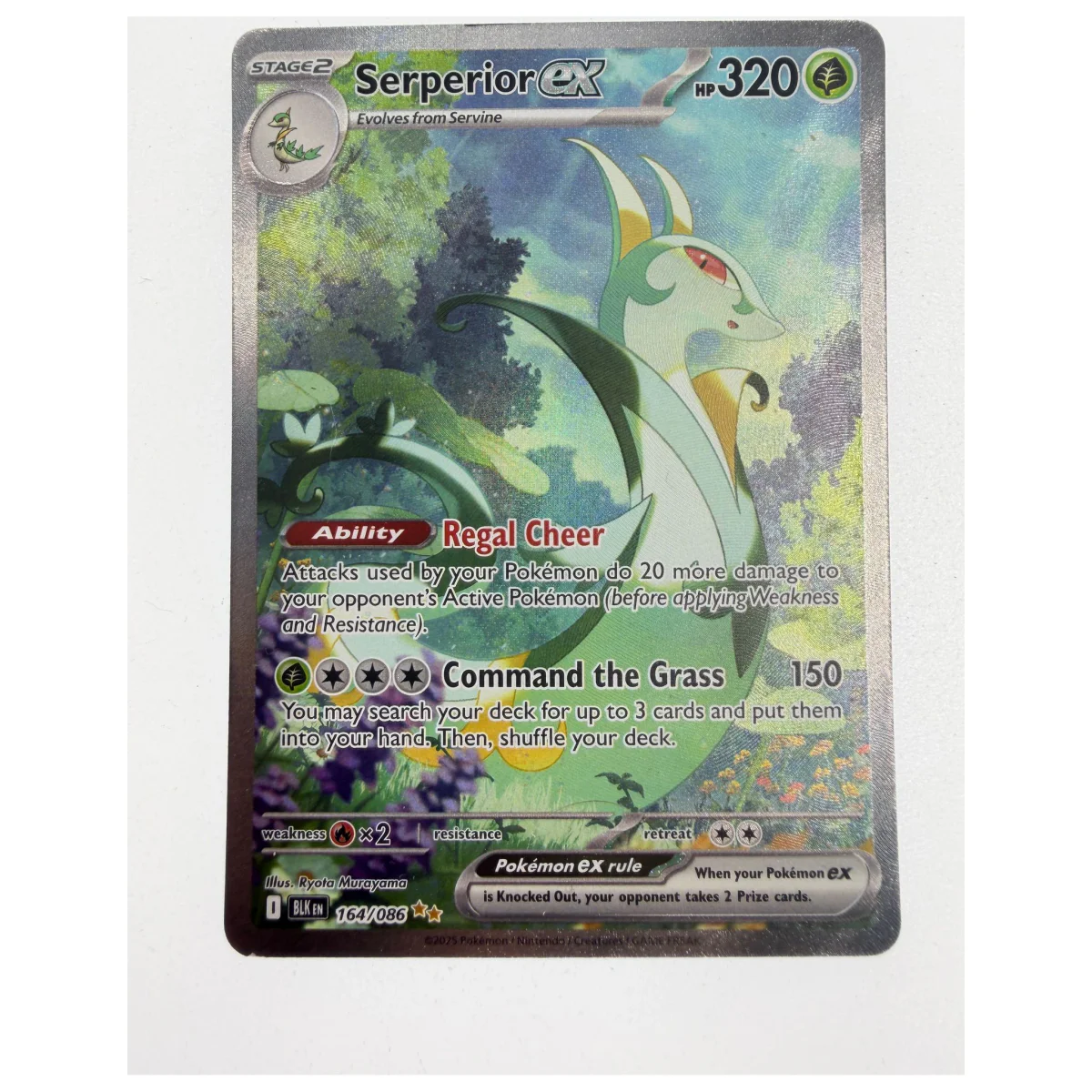 Pokemon Serperior ex — Black Bolt 164/086 (Pokemon Kaarten) — Einzelkarte