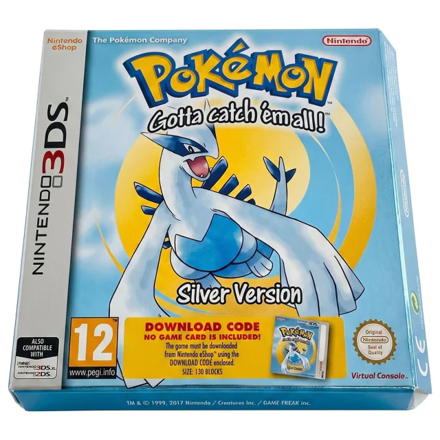 Pokemon Silver Version (3DS scatola eShop) — Nintendo 3DS